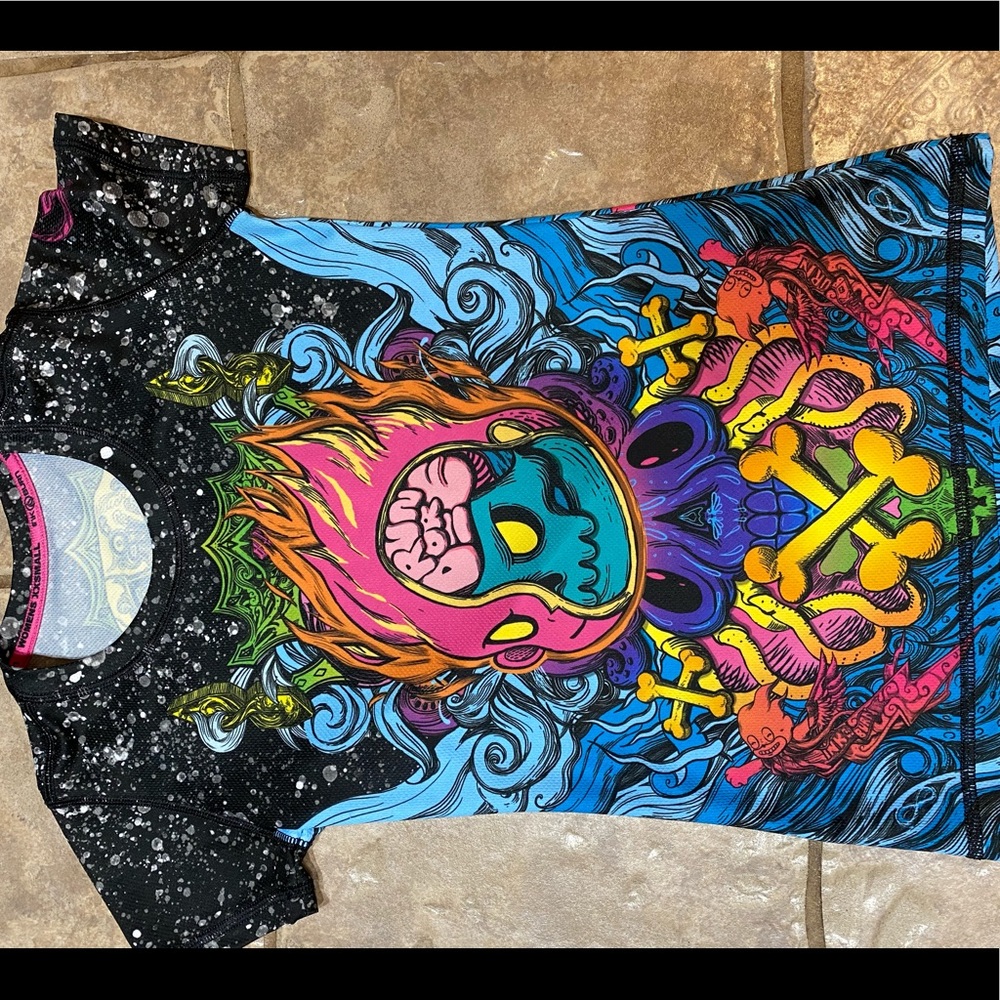 Inknburn womens 8th anniversary run or die tech shirt